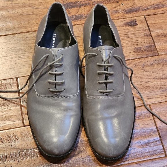 Etienne Aigner Emery Lace-Up Oxford Grey size 10 - Picture 8 of 16